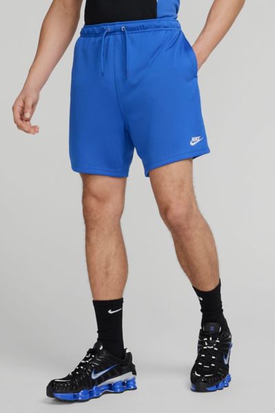 Nike Club Flow Mesh Short In Game Royal, Men's At Urban Outfitters