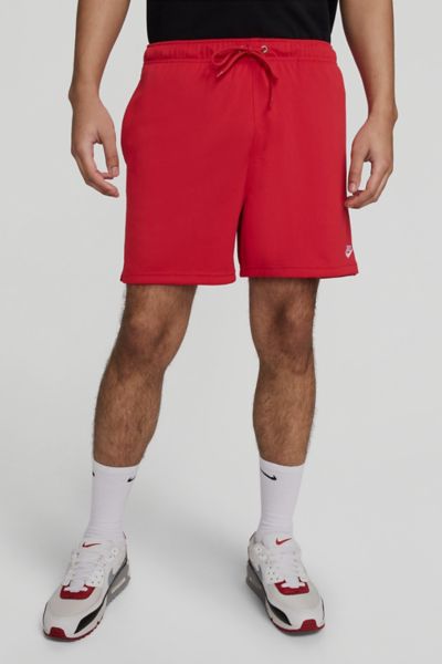 Nike Men's Club Mesh Flow Shorts In Red