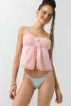Out From Under Mia Strappy Lace-Trim Thong