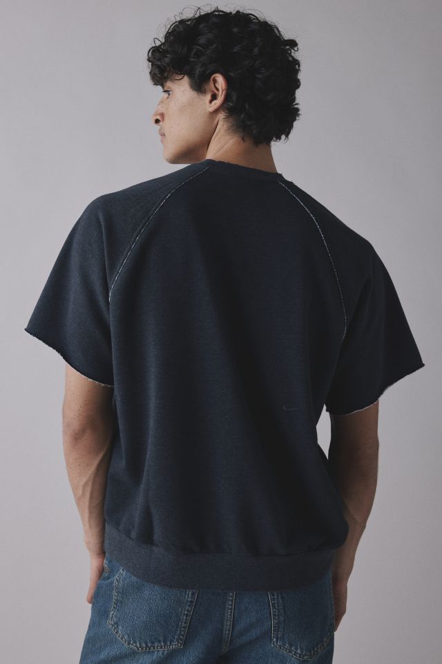 Nike Heritage Fleece Short Sleeve Raglan Sweatshirt #1