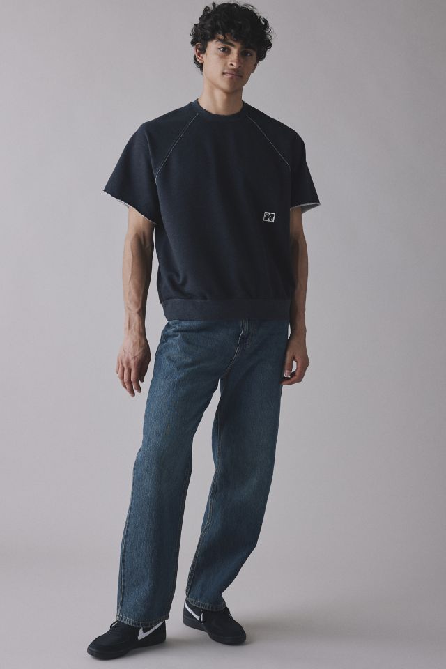 Nike Heritage Fleece Short Sleeve Raglan Sweatshirt #2
