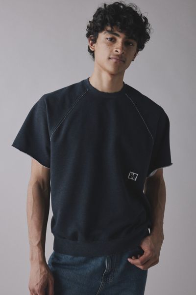 Nike Heritage Fleece Short Sleeve Raglan Sweatshirt