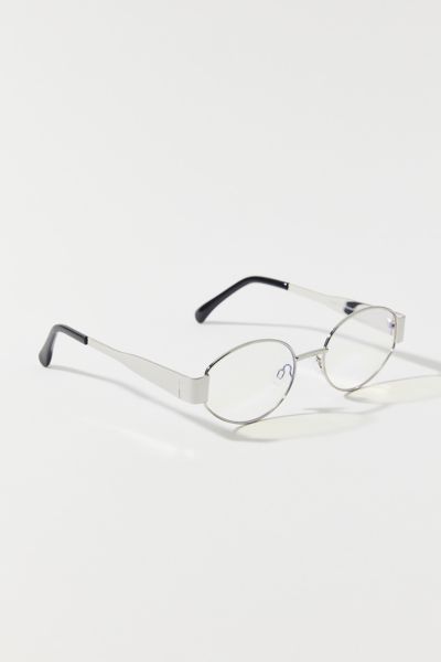 Lunettes de Lecture Ovales Slim Agent en Métal