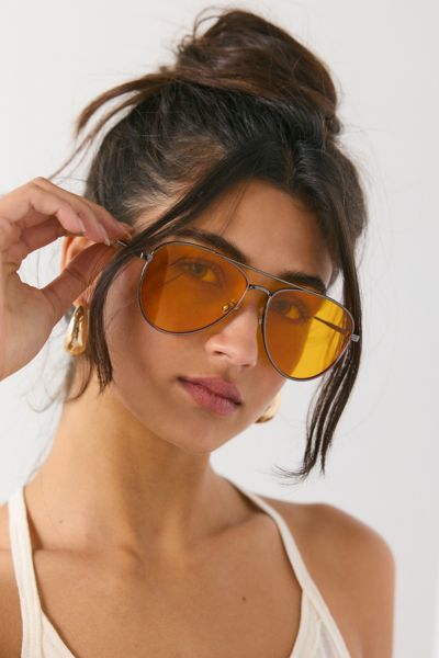 UO Essential Metal Aviator Sunglasses