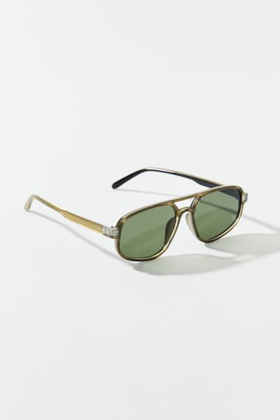 UO Essential Plastic Aviator Sunglasses
