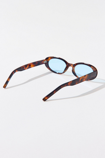 UO Essential Slim Oval Sunglasses