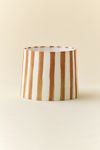 Watercolor Striped Woven Drum Lamp Shade