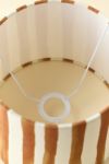 Watercolor Striped Woven Drum Lamp Shade