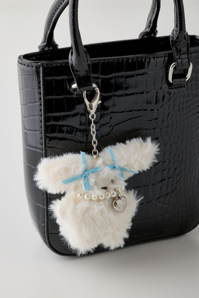 Fluffy Animal Plushie Keychain #1