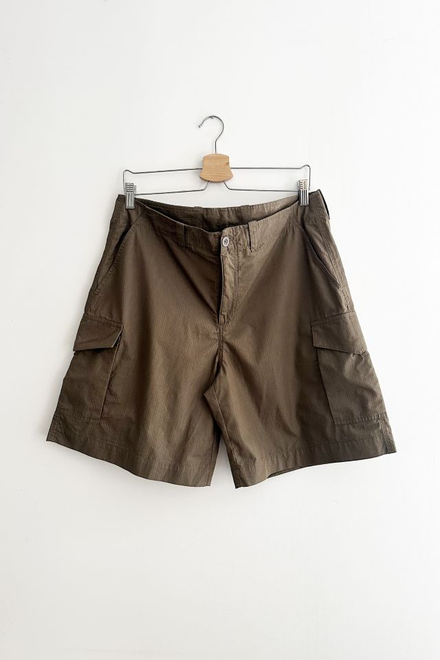 Our Legacy Ripstop Nylon Baggy Brown Cargo Shorts