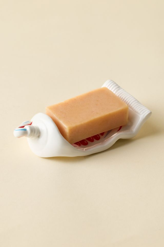 Toothpaste Tube Ceramic Soap Dish #2