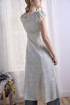 Kimchi Blue Faye Button-Down Lace Trim Midi Dress