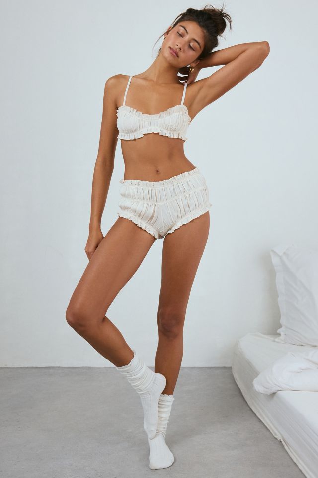 Out From Under Alix Scrunchie Ruffle Bralette #1