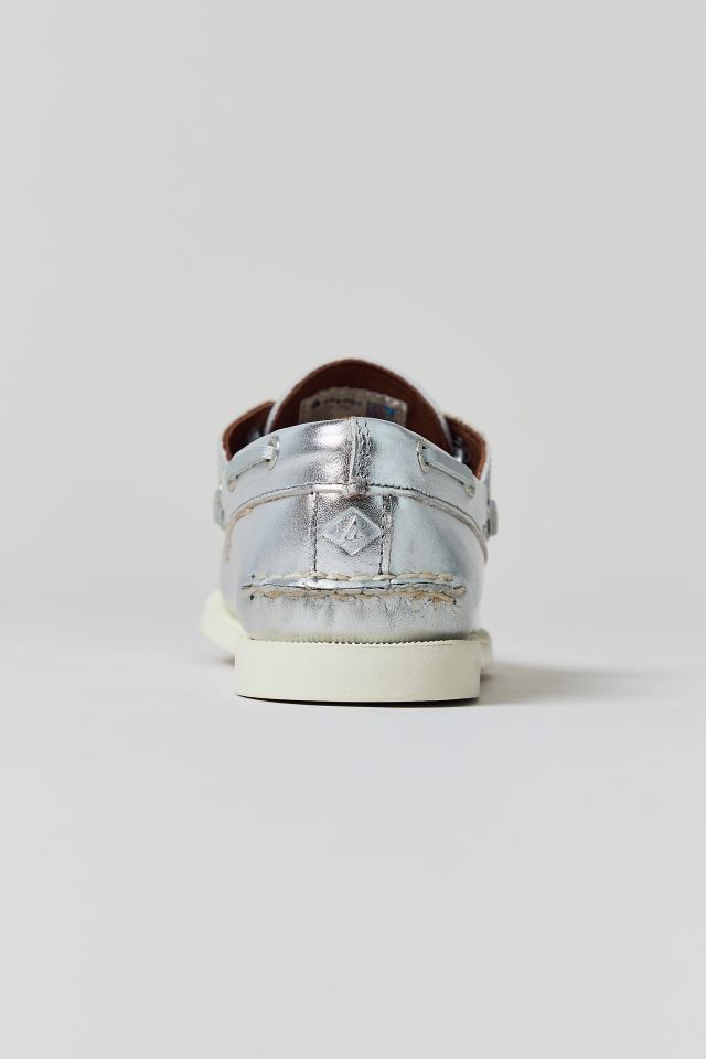 Sperry Women's Authentic Original 2-Eye Silver Boat Shoe #3