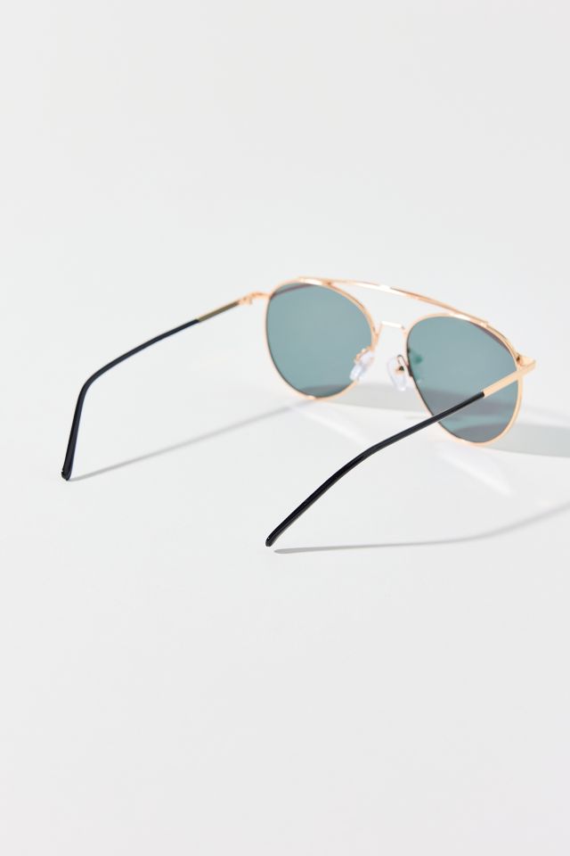 Lexi Mirrored Metal Aviator Sunglasses #2