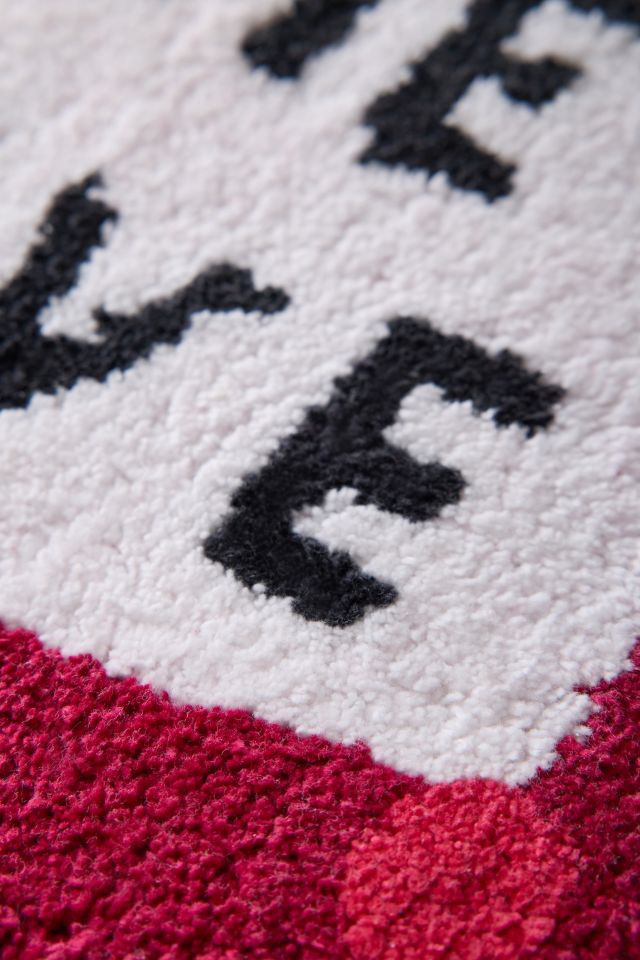 Sweet Strawberry Jam Plush Tufted Bath Mat #1