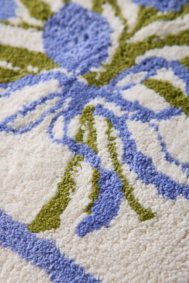 Tulip Bunch Plush Tufted Bath Mat #2