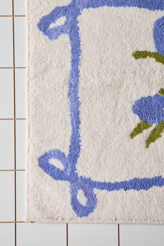 Tulip Bunch Plush Tufted Bath Mat #3