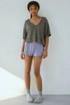 Out From Under Rebel Raw-Edge Oversized Tee