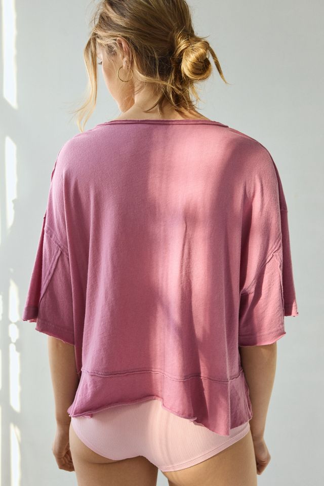 Out From Under Rebel Raw-Edge Oversized Tee #3