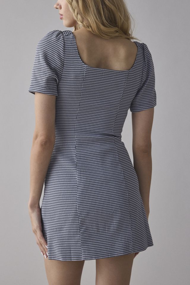Daisy Street Button-Front Milkmaid Midi Dress #1