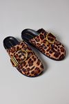 Azalea Wang Archibald Leopard Print Clog