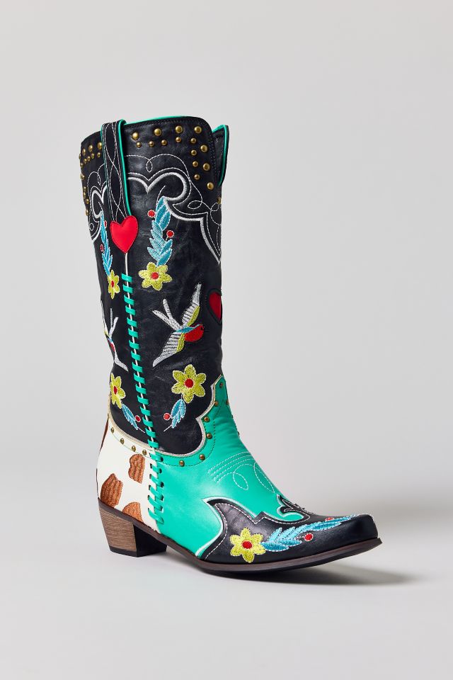 Azalea Wang Bowen Embroidered Cowboy Boot #2