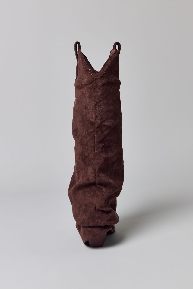 Azalea Wang Huxley Suede Slouch Cowboy Boot #2