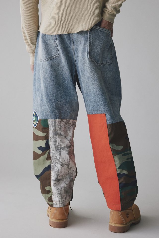 BDG Patched Baggy Barrel Jean #1