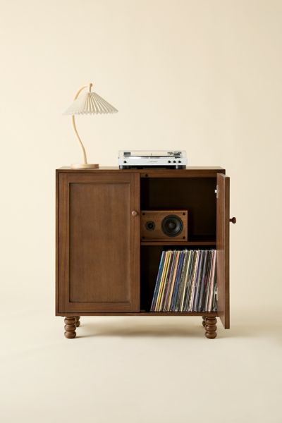 Urban Outfitters Clara 2-door Wood Storage Cabinet In Walnut At