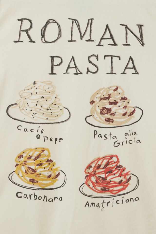 Roman Pasta Graphic Tee #1