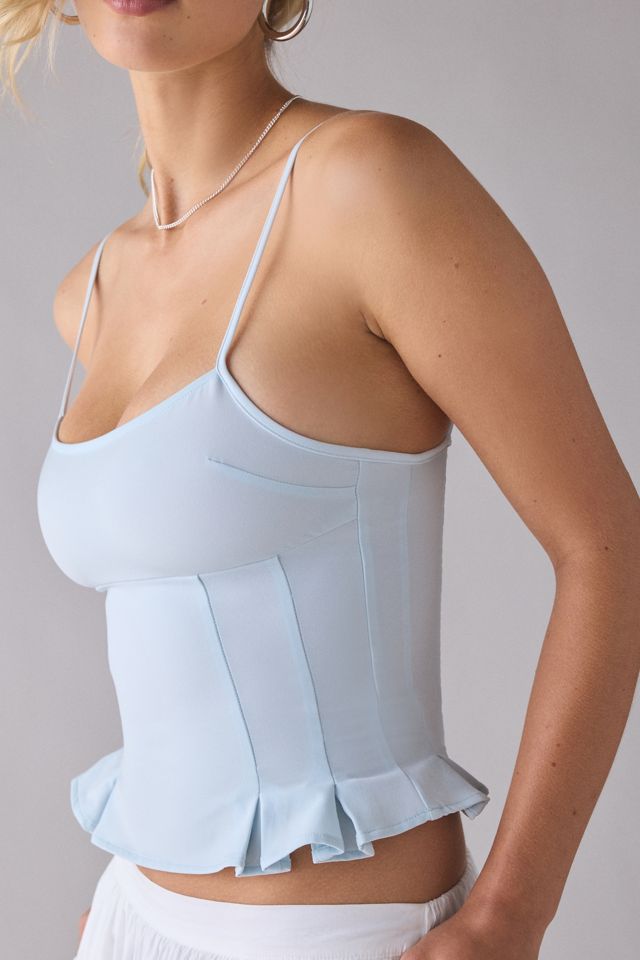Silence + Noise Good Luck Peplum Cami #1