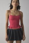Silence + Noise Good Luck Peplum Cami