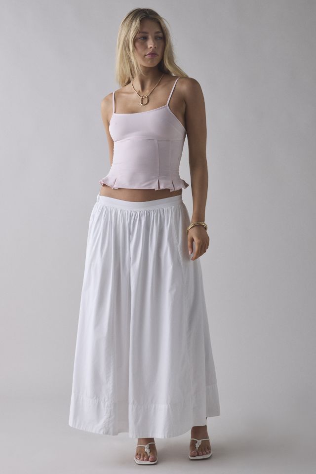 Silence + Noise Good Luck Peplum Cami #1