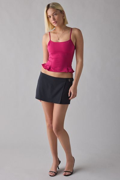 Silence + Noise Coyote Cowl Neck Halter Top