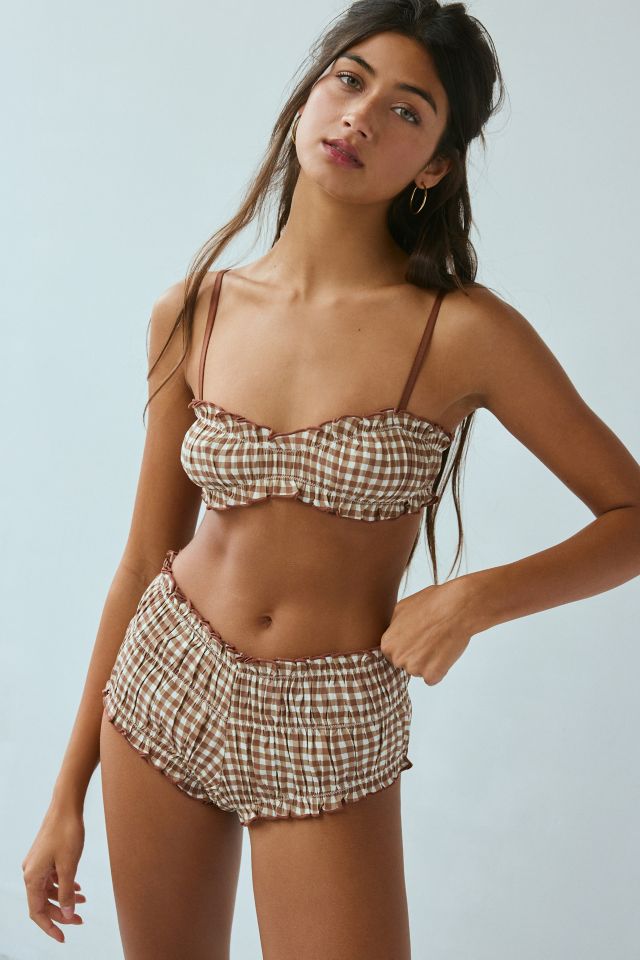 Out From Under Alix Scrunchie Ruffle Bloomer Shortie #1
