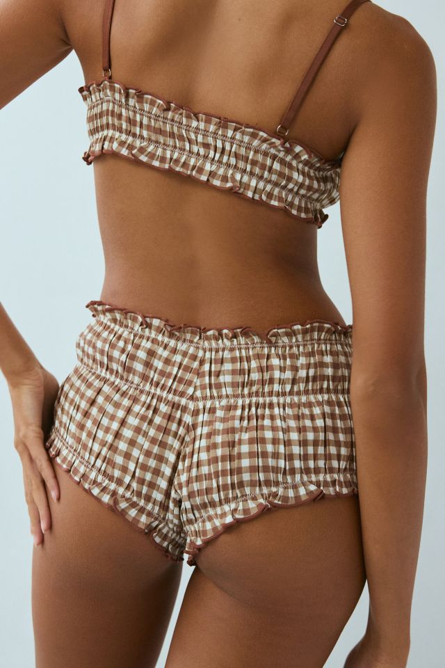 Out From Under Alix Scrunchie Ruffle Bloomer Shortie #2
