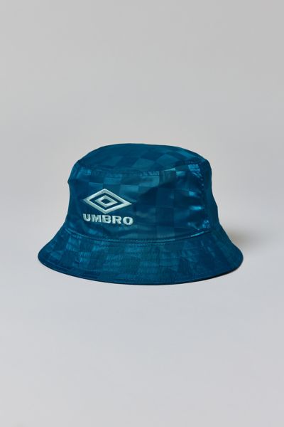 Umbro Checkerboard Bucket Hat In Aster/mist, Men's At Urban Outfitters In Aster/mist