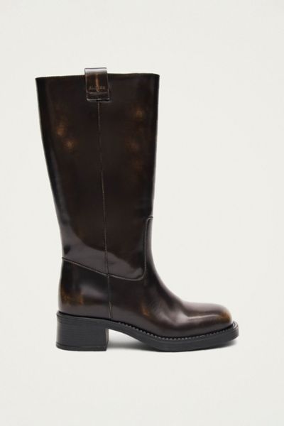 Alohas Sajan Leather Knee High Boot In Brown, Women's At Urban Outfitters In Brown