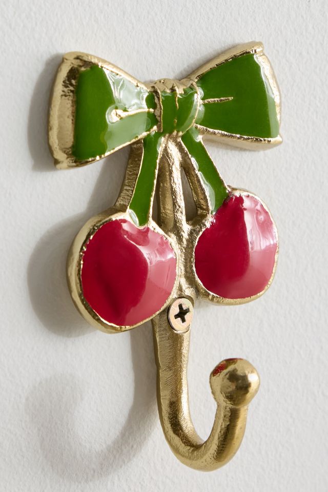 Cherry Bows Metal Wall Hook #2