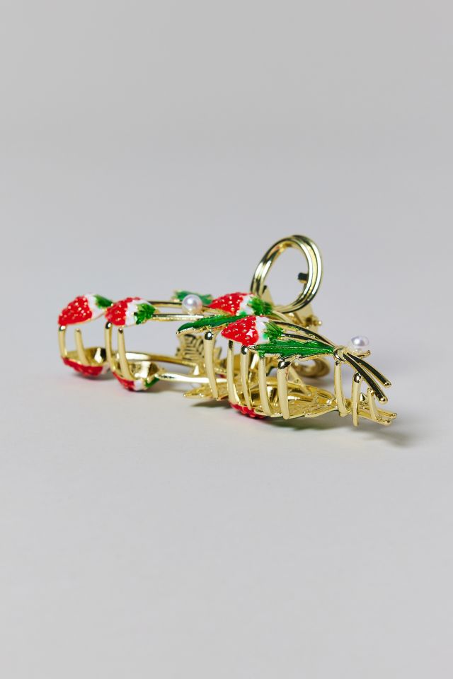 Metal Strawberry Claw Clip #2