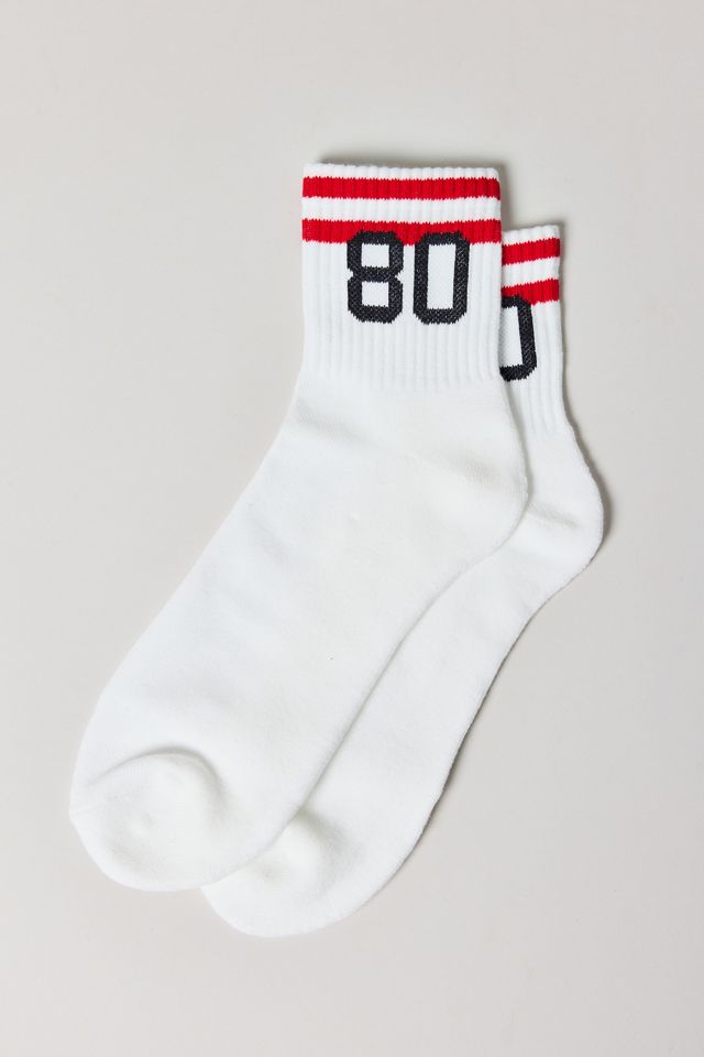 Varsity Stripe 80 Crew Sock #1