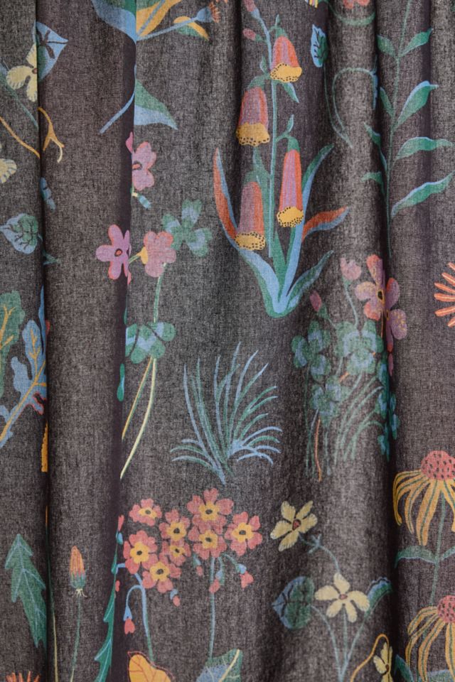 Flori Wildflower Pattern Café Curtain Set #2