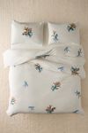 A Bouquet For You Floral Embroidered Duvet Cover