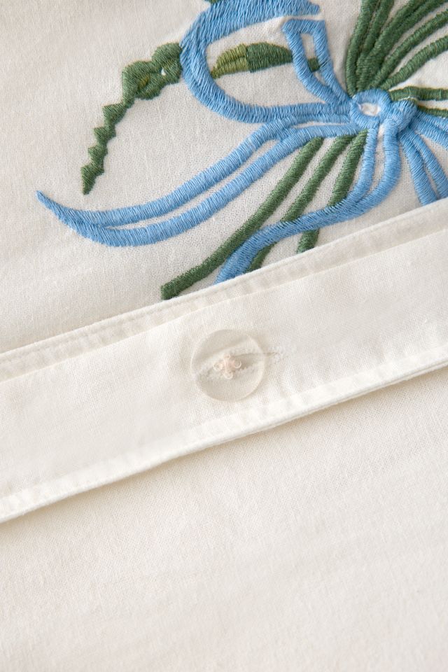 A Bouquet For You Floral Embroidered Duvet Cover #4
