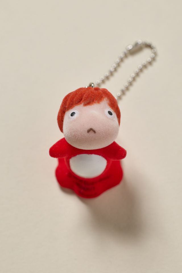Studio Ghibli Ponyo Flocked Keychain #1