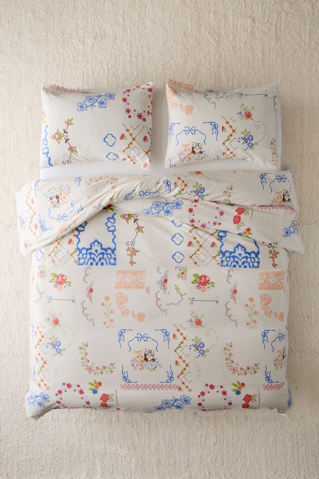 Ensemble de housse de couette imprimée Irene Hanky #1