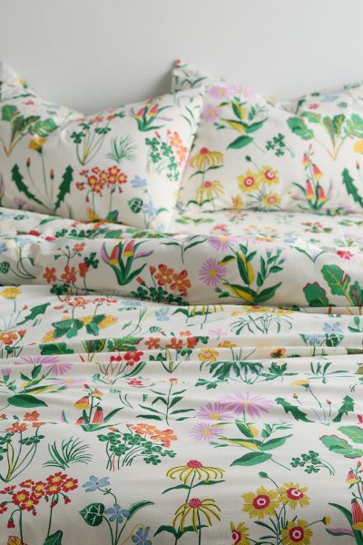 Ensemble de Douillette Flori Motif Floral et Fleurs Sauvages