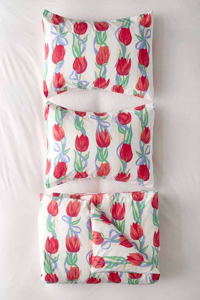 Kristen Tulip Floral Duvet Cover Set #5