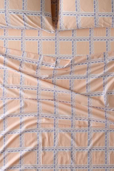 Briar Floral Gridded Sheet Set Product Page